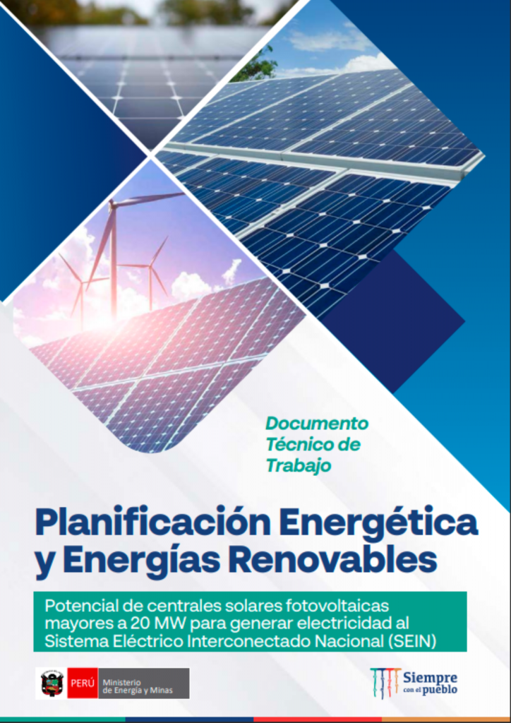 Mapa solar: Potencial de centrales solares fotovoltaicas mayores a 20 ...